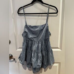 American Eagle Babydoll Top with bow back